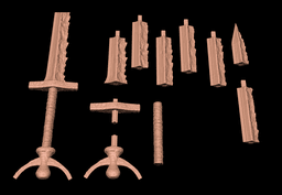 WYLDER COMPLETE WEAPON BUNDLE life size cosplay – Elden Ring Nightreign Fan Art 3d model
