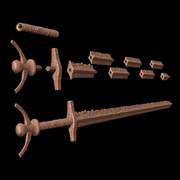 WYLDER COMPLETE WEAPON BUNDLE life size cosplay – Elden Ring Nightreign Fan Art 3d model