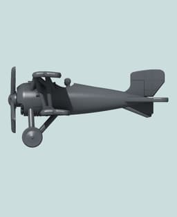 1:144 Siemens-Schuckert D.IV 3d model