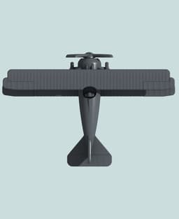 1:144 Siemens-Schuckert D.IV 3d model