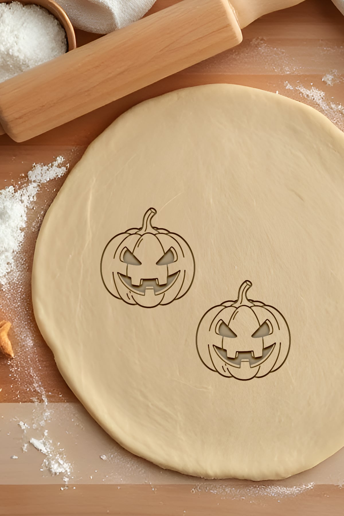 Pumpkin Cookie Cutter, Biscuit Cutter 3d model