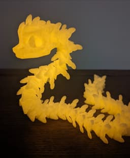 BonyBasilisk printed on the MK3S+ @zyltech
Hunted Embor (Glow in the dark orange.) 3d model