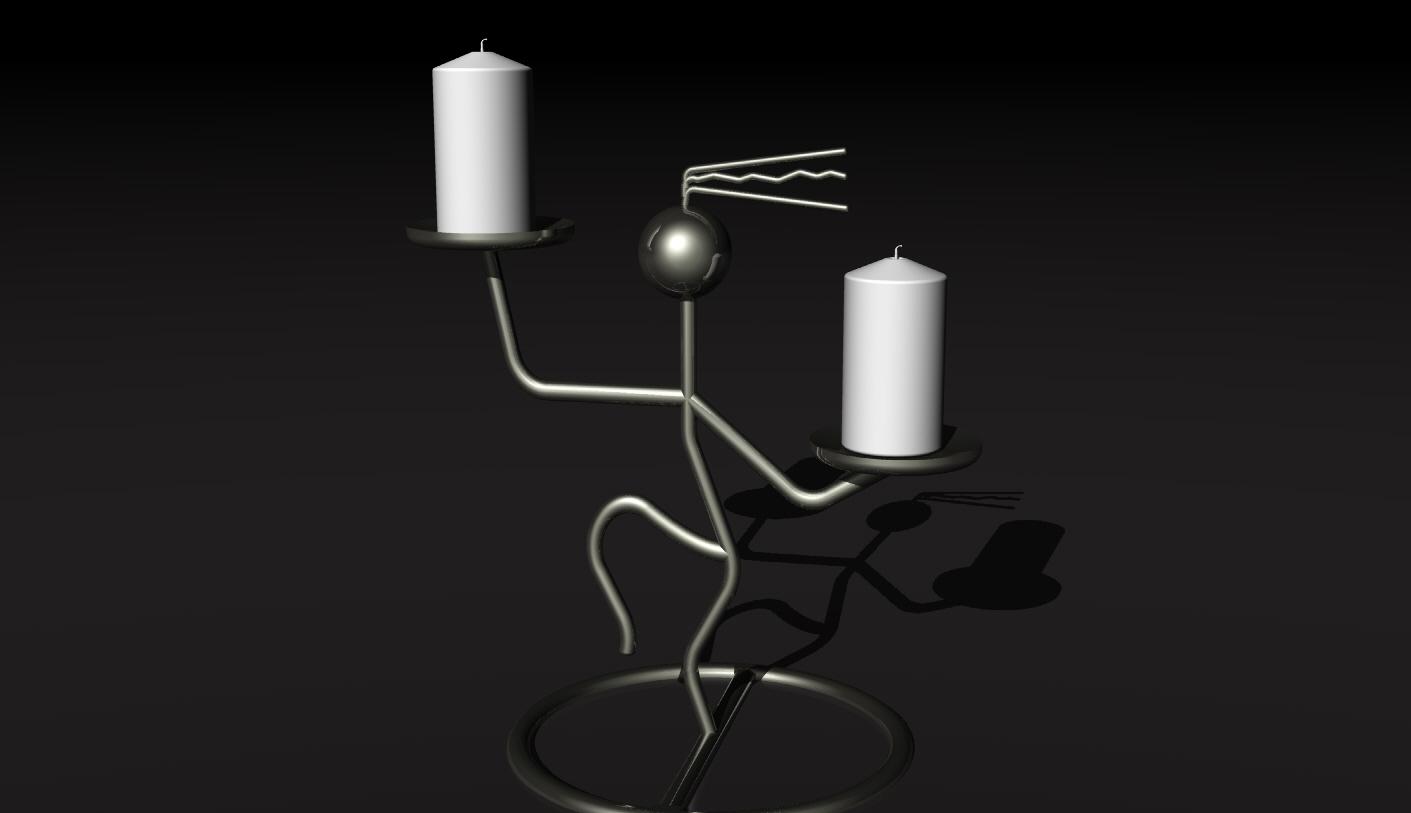 Candle holder.stl 3d model