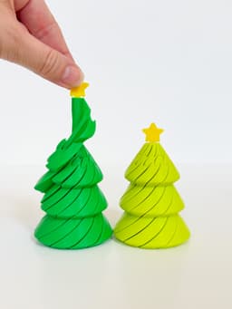 Twisty Fidget Tree (2 Styles) 3d model