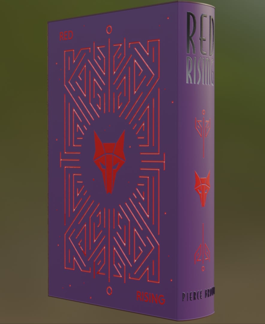 Red Rising - Book Litho 3d model