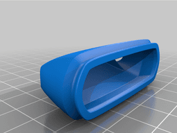 Aerodynamic camera mount for Runcam Thumb Pro W 3d model