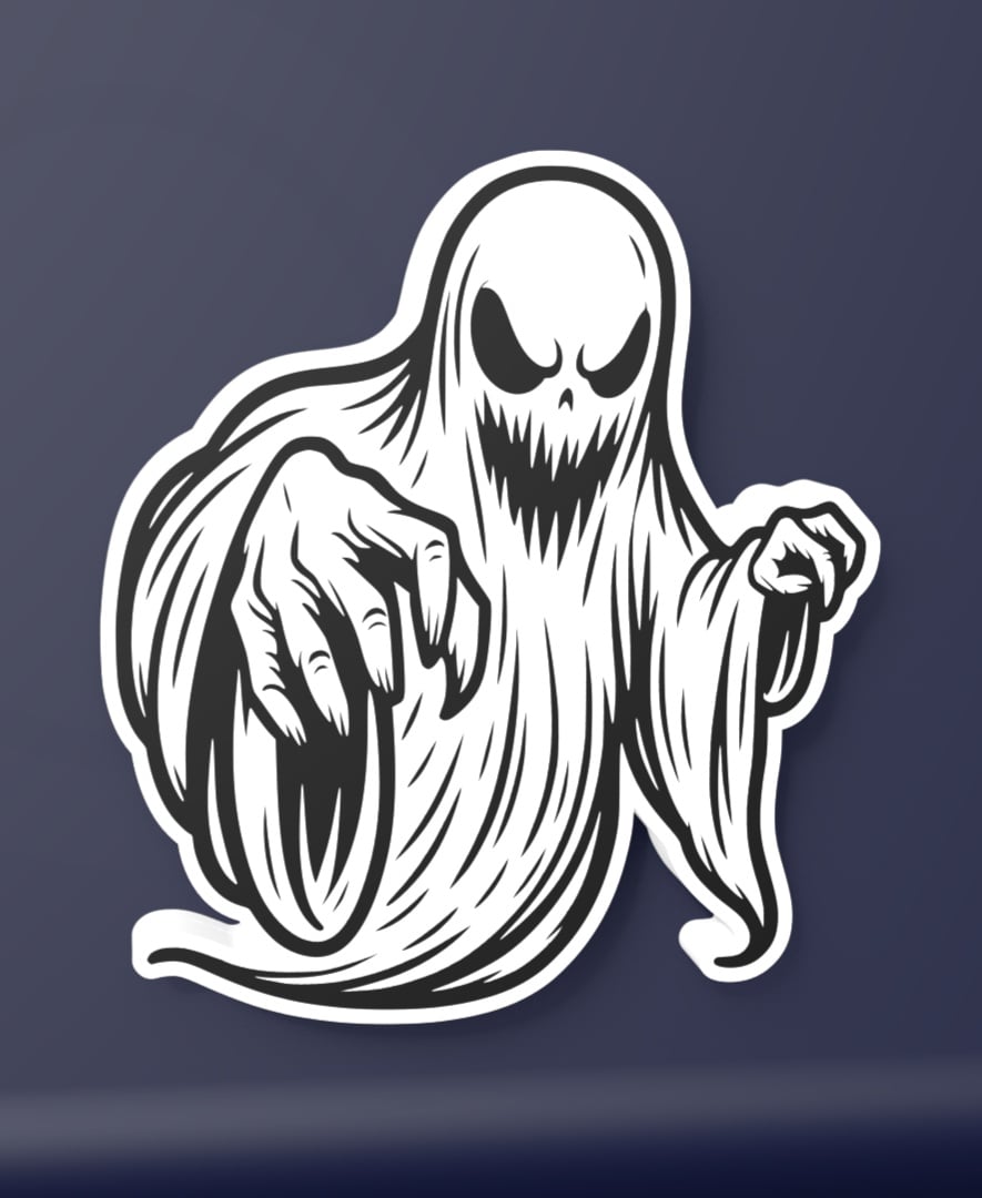Spooky Ghost - LED Strip compatible 3d model