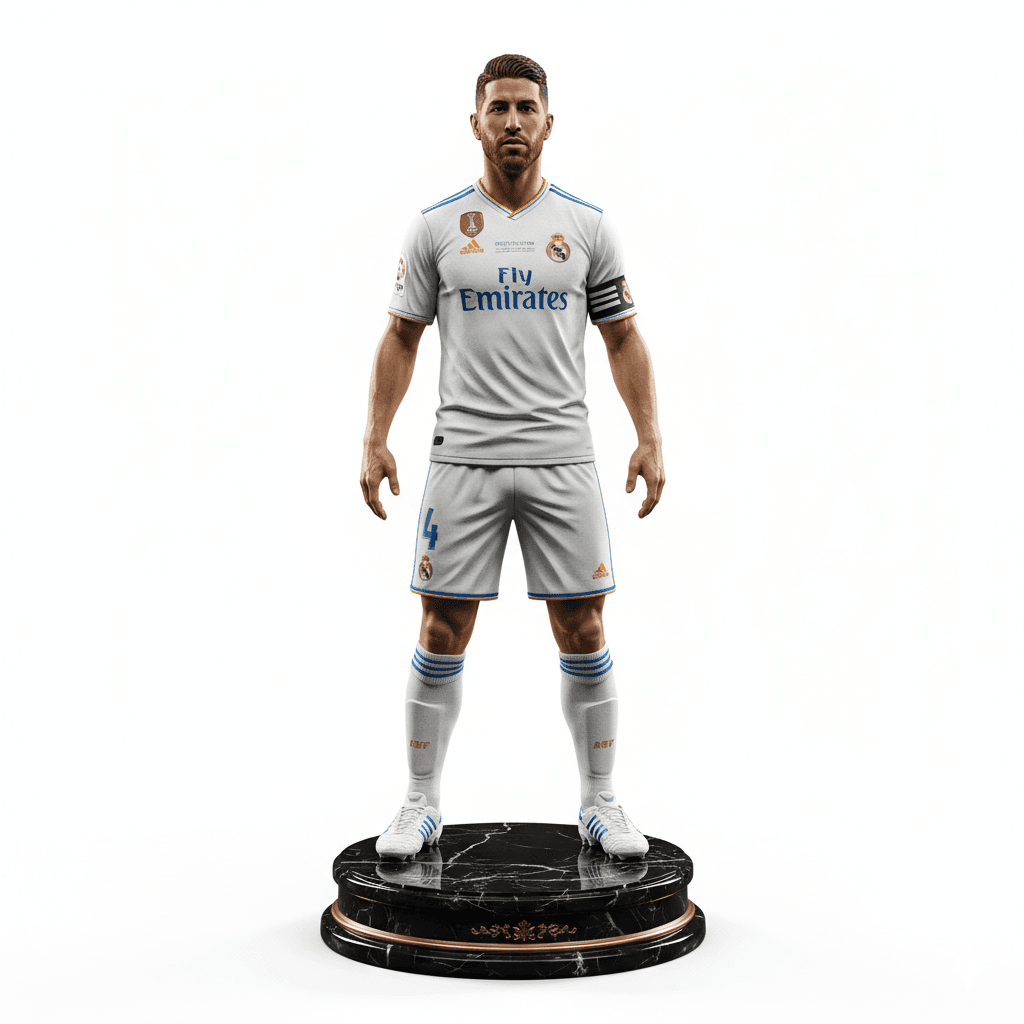 Football Player : Sergio Ramos Football Soccer Defender 3d model