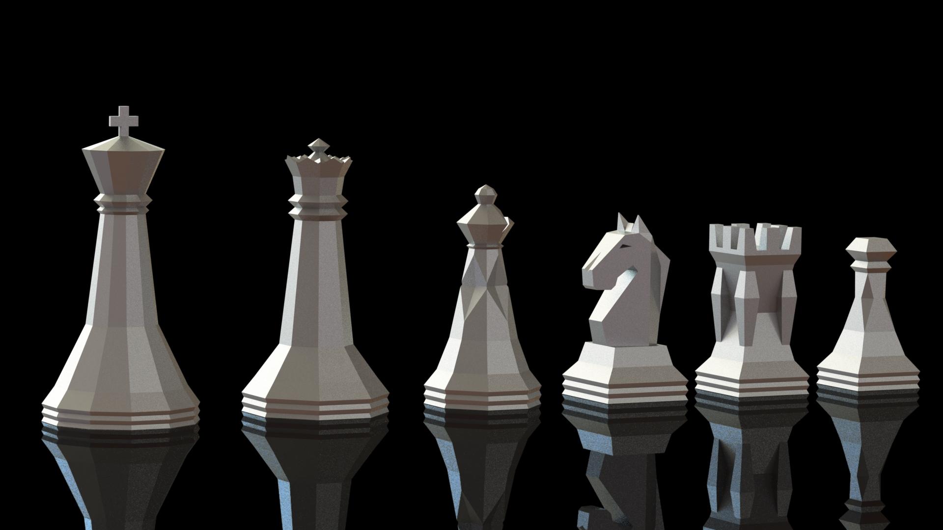 Chess Set 02 v01.STL 3d model