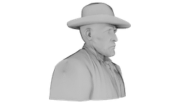 Portrait of a Peasant (Patience Escalier) 3d model