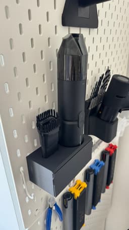 Hoto Vacuum mount for Ikea Skadis Pegboard 3d model