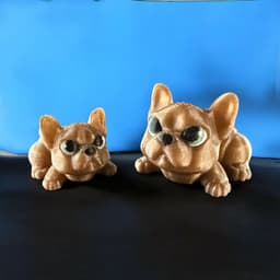 French Bull Dog Articulated Mini and Sculpt 3d model