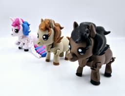 Pocket Pets - Pocket Unicorn & Keychain Variant 3d model