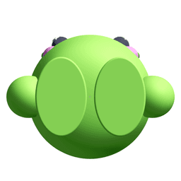Creature Kin Prickles Figure – Cute Kawaii Cactus Art Toy STL 3d model