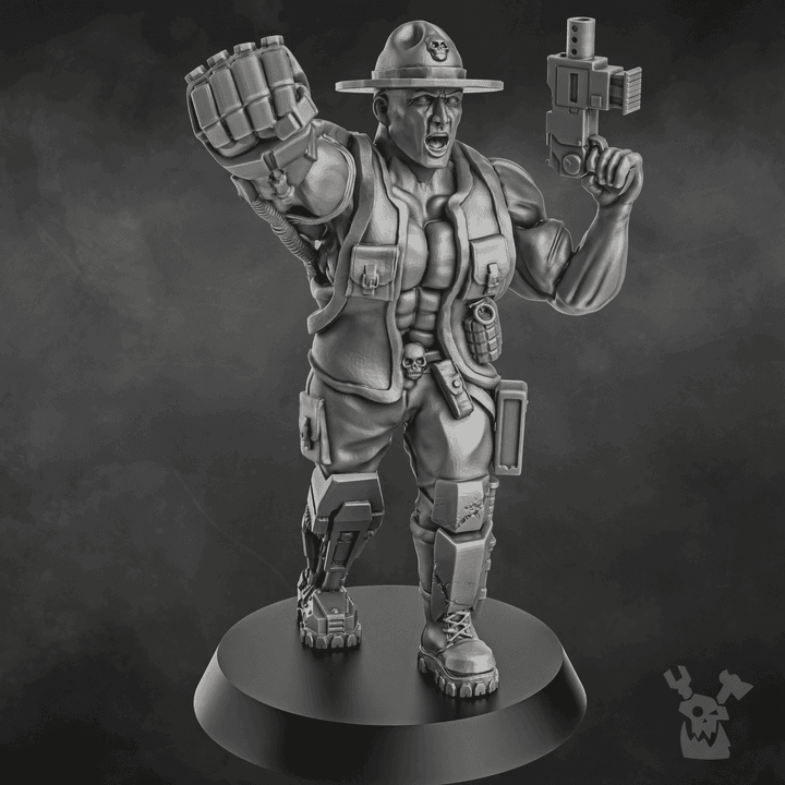 Jungle Fighters Commander 3d model