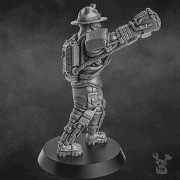 Jungle Fighters Commander 3d model