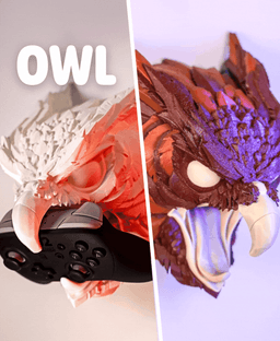 Owl Controller Stand - Creature Series #6 3d model