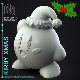 kirby wave xmas - Super Smash Bros - Fan Art