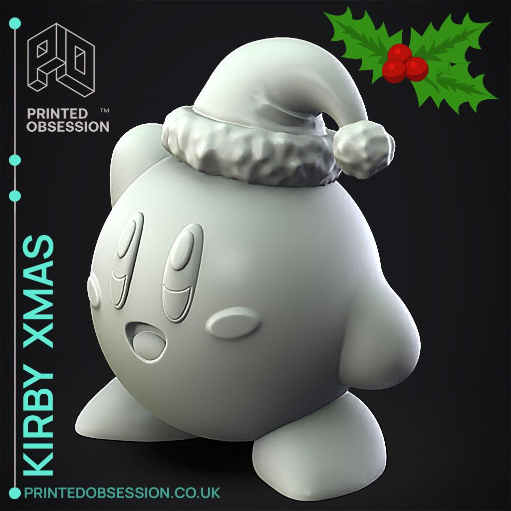 kirby wave xmas - Super Smash Bros - Fan Art 3d model