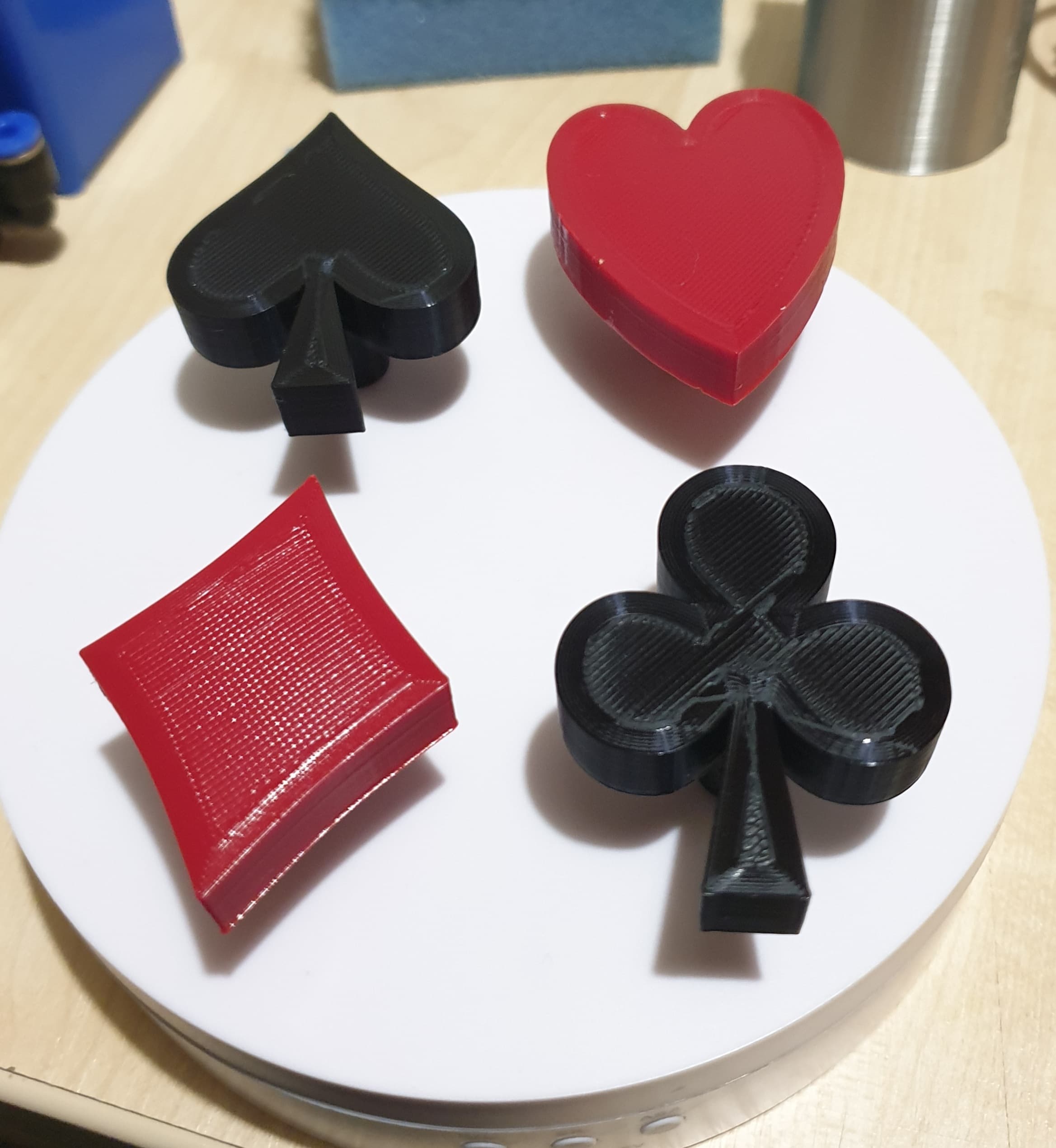 DRAWER KNOB HANDLES CARD SUIT 3d model
