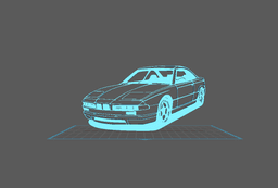 BMW - Serie 8 E31 Wall Art 3d model