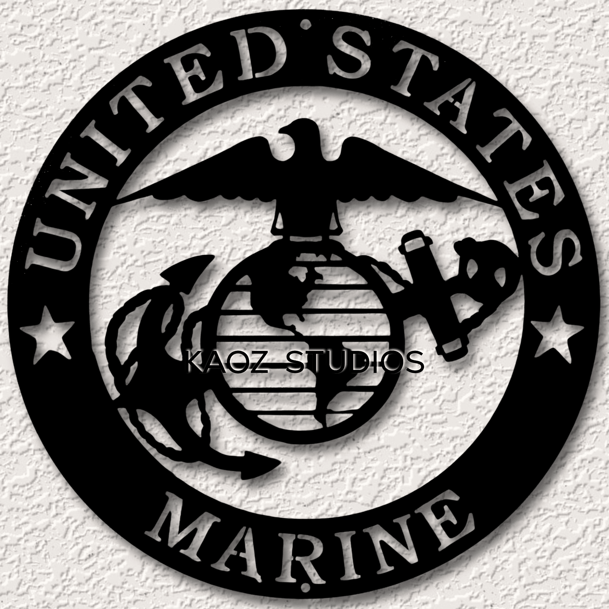 US Marine wall art Marines wall decor USA Military Decoration  3d model
