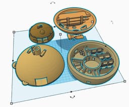 Basic Space Station 3d model