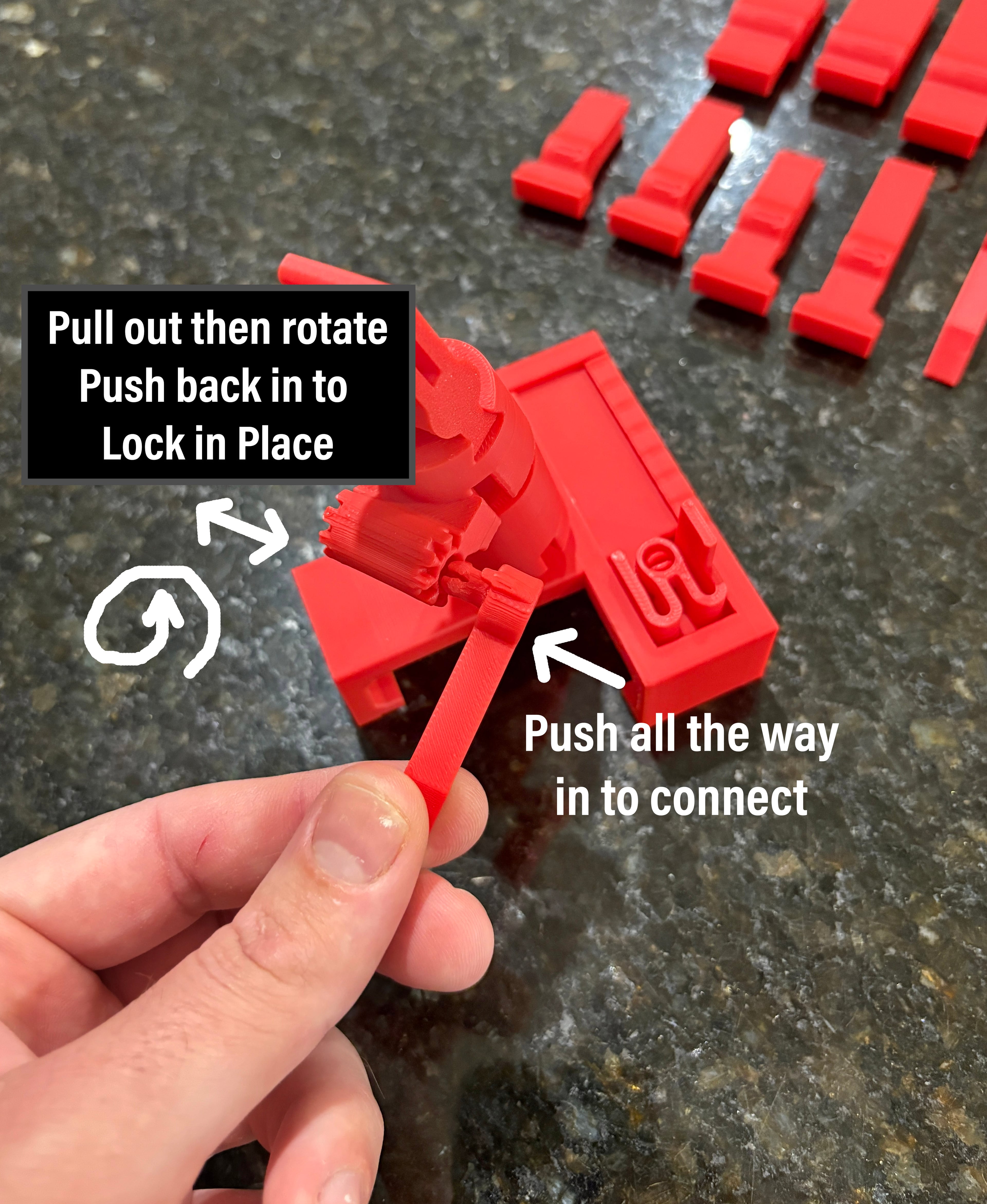 Phone Clamp Car holder V2 3d model
