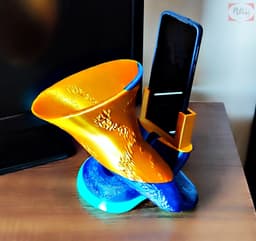 TubaPhonic – No-Power Phone Speaker Dock | Passive Acoustic Amplifier 3d model