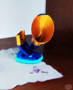 TubaPhonic – No-Power Phone Speaker Dock | Passive Acoustic Amplifier 3d model