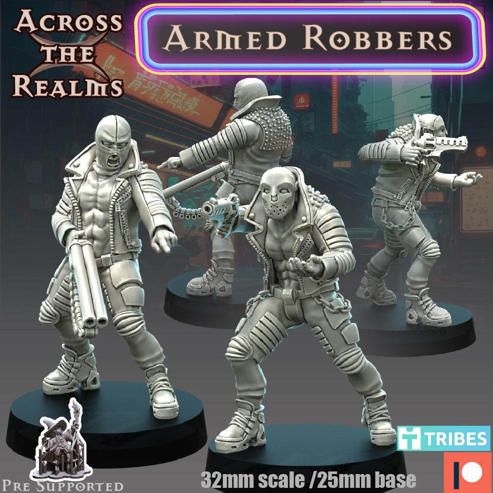 Armed Robbers 3d model