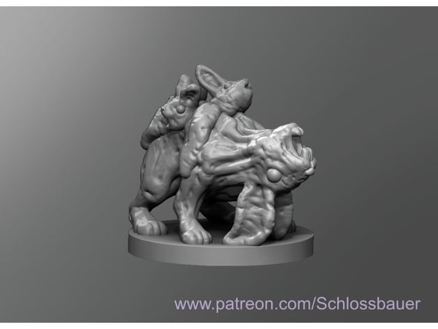 Mutated Rabbit 3d model