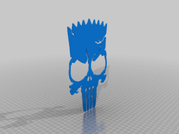 Bart Punisher 3d model