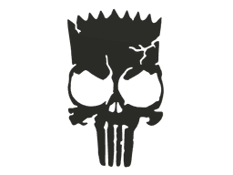 Bart Punisher 3d model