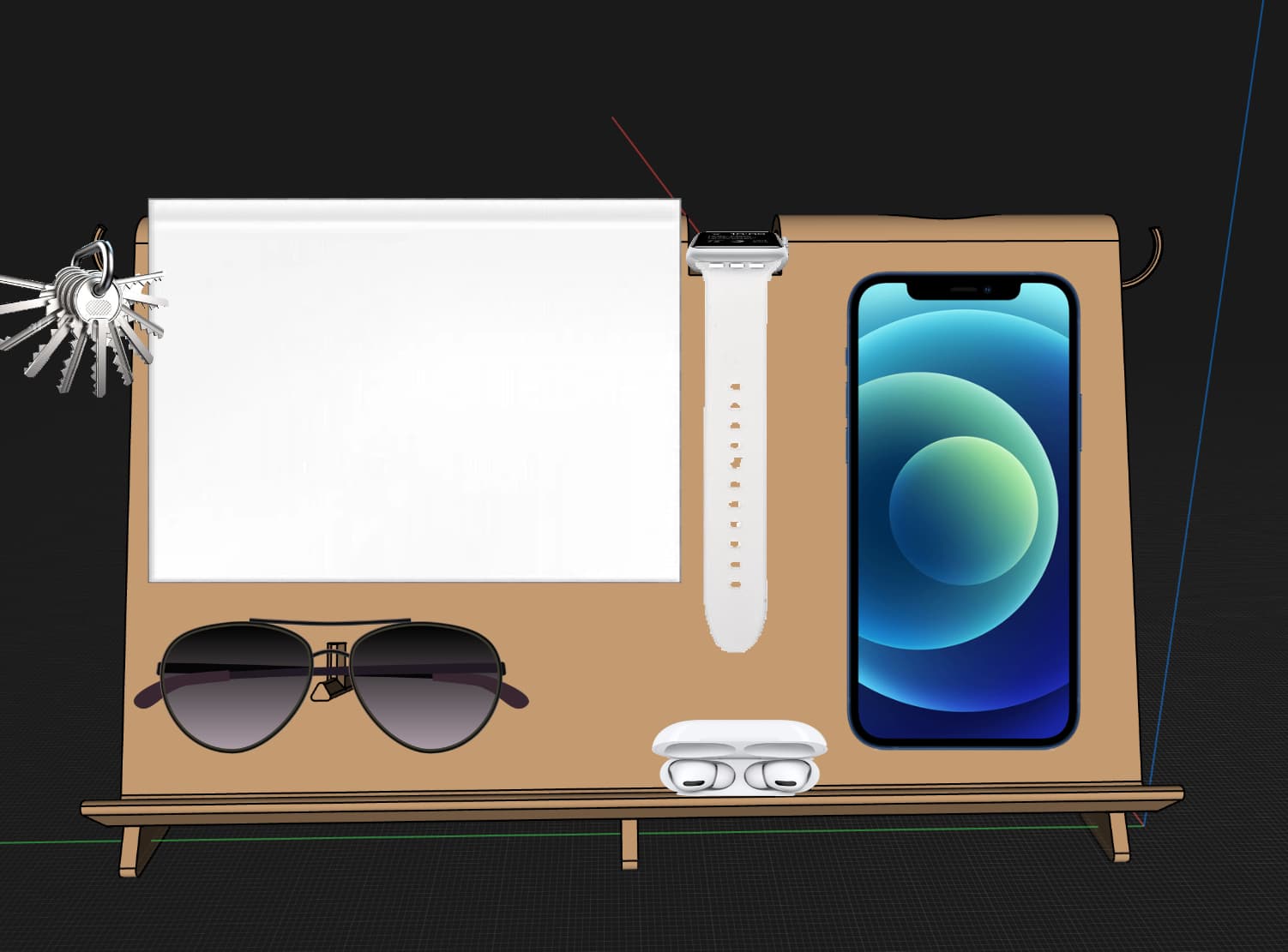 Bedside Organizer.stl 3d model