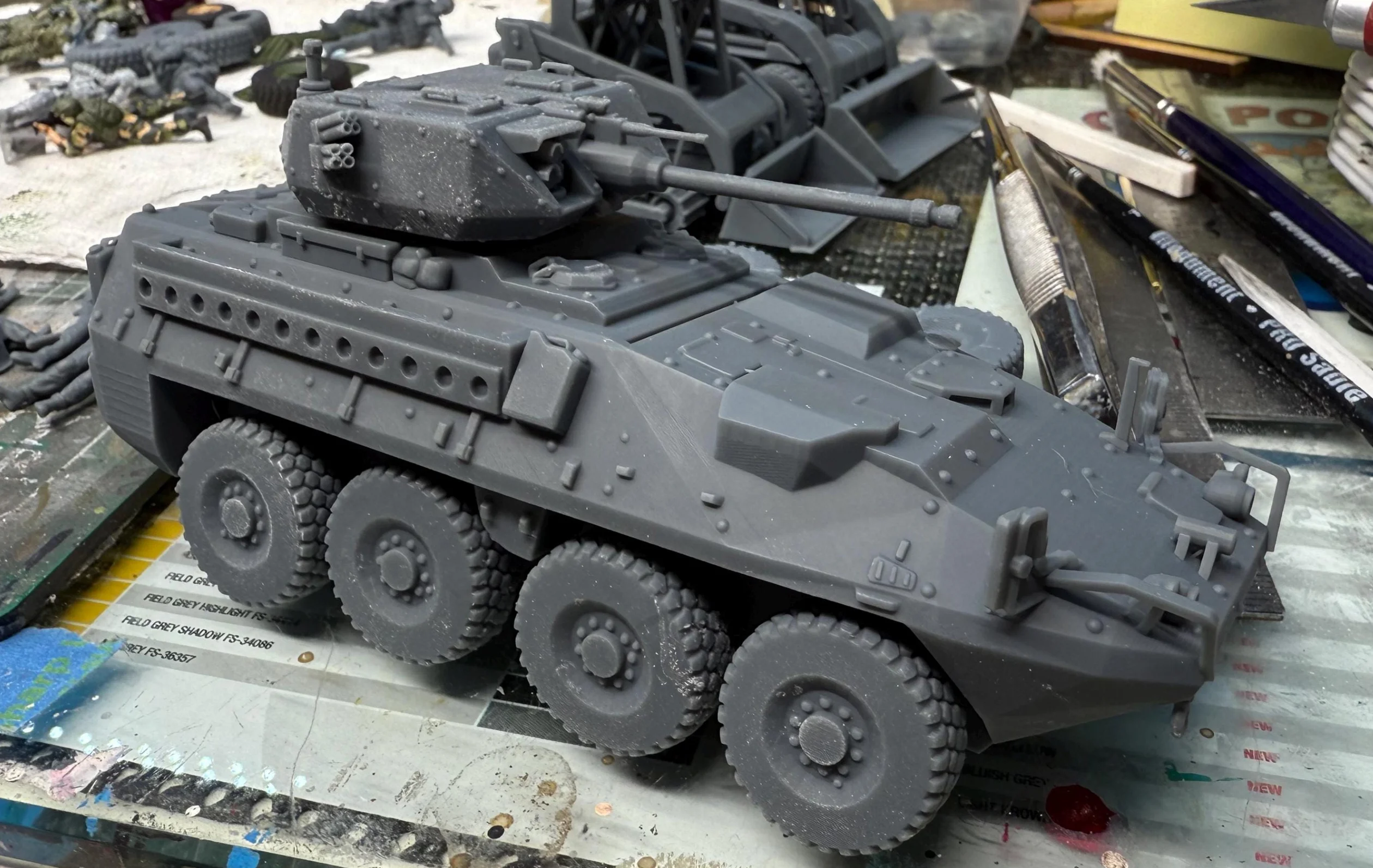 M1296 Stryker Dragoon IFV 3D Print Model 3d model