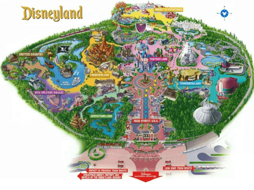 Minecraft Disneyland Park 3d model