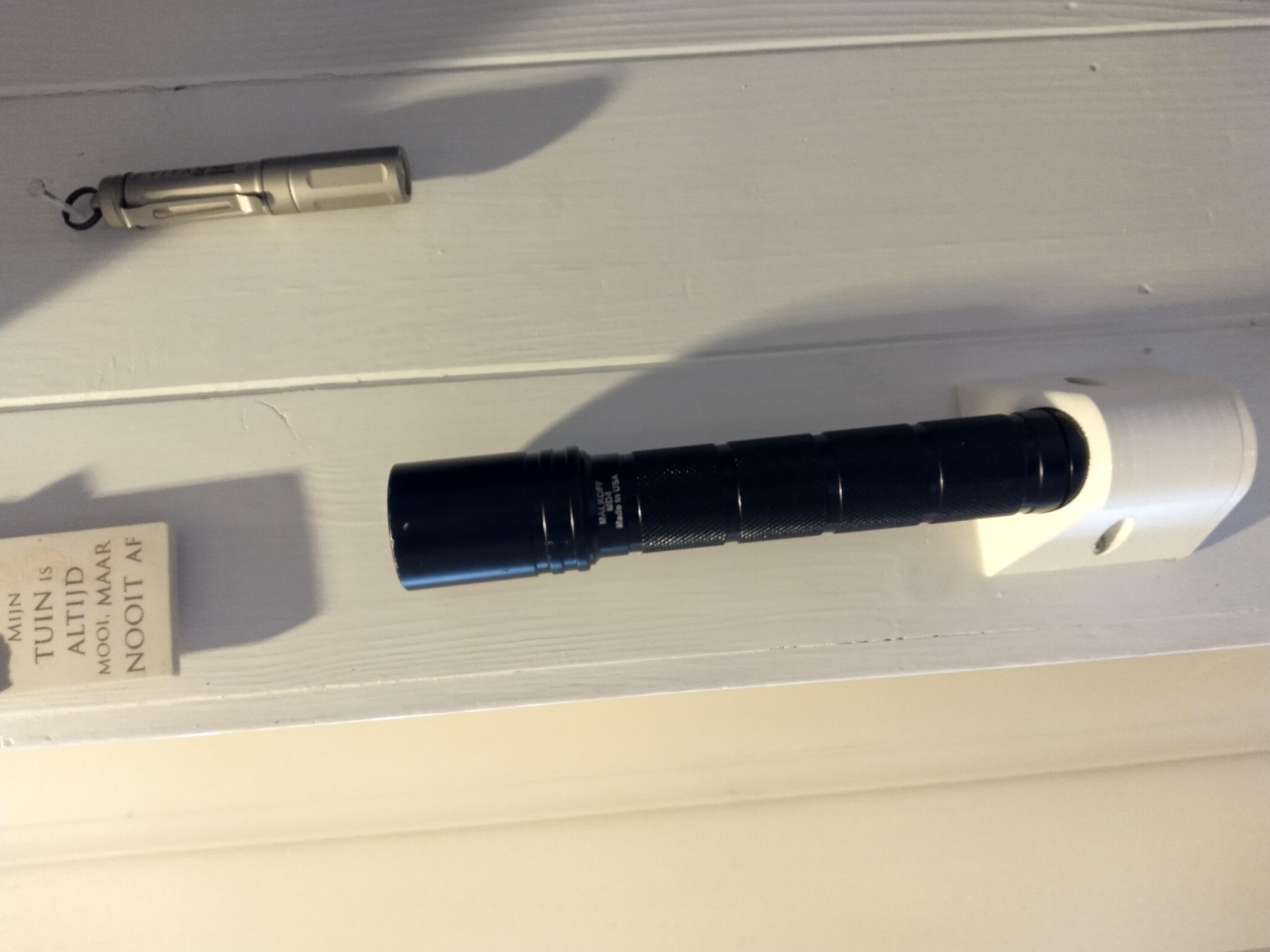 Torch Flashlight wall mount holder 3d model