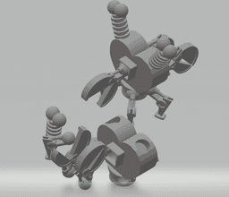 FHW: Heart Walker Robot Update 3d model