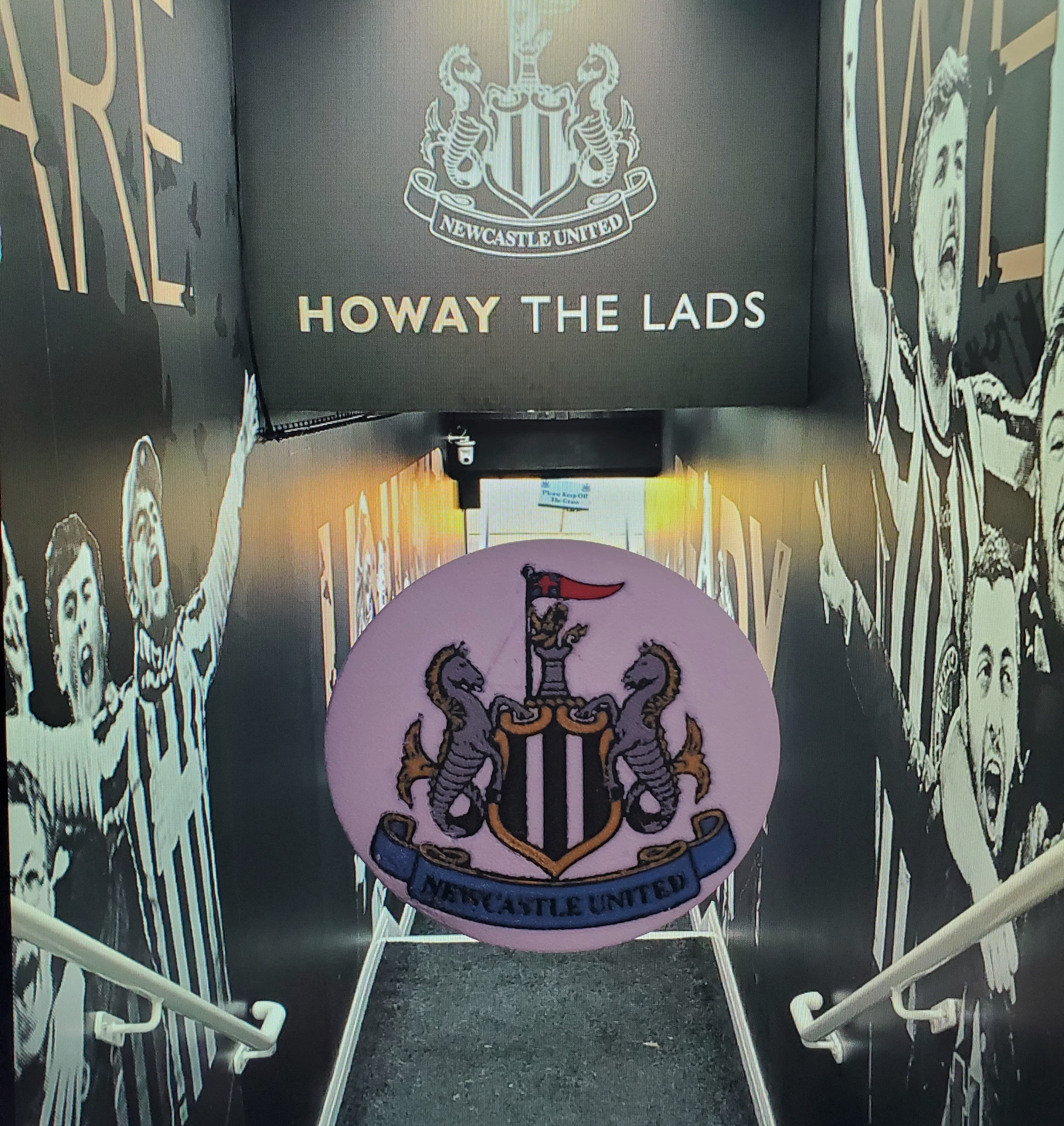 AMS / MMU Newcastle FC coaster or plaque 3d model
