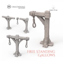 Set of Gallows 3d model