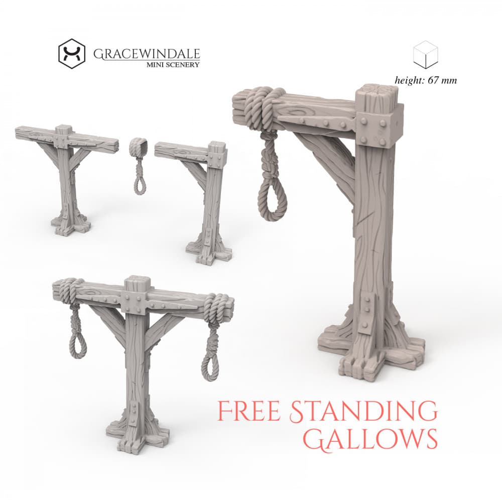Set of Gallows 3d model