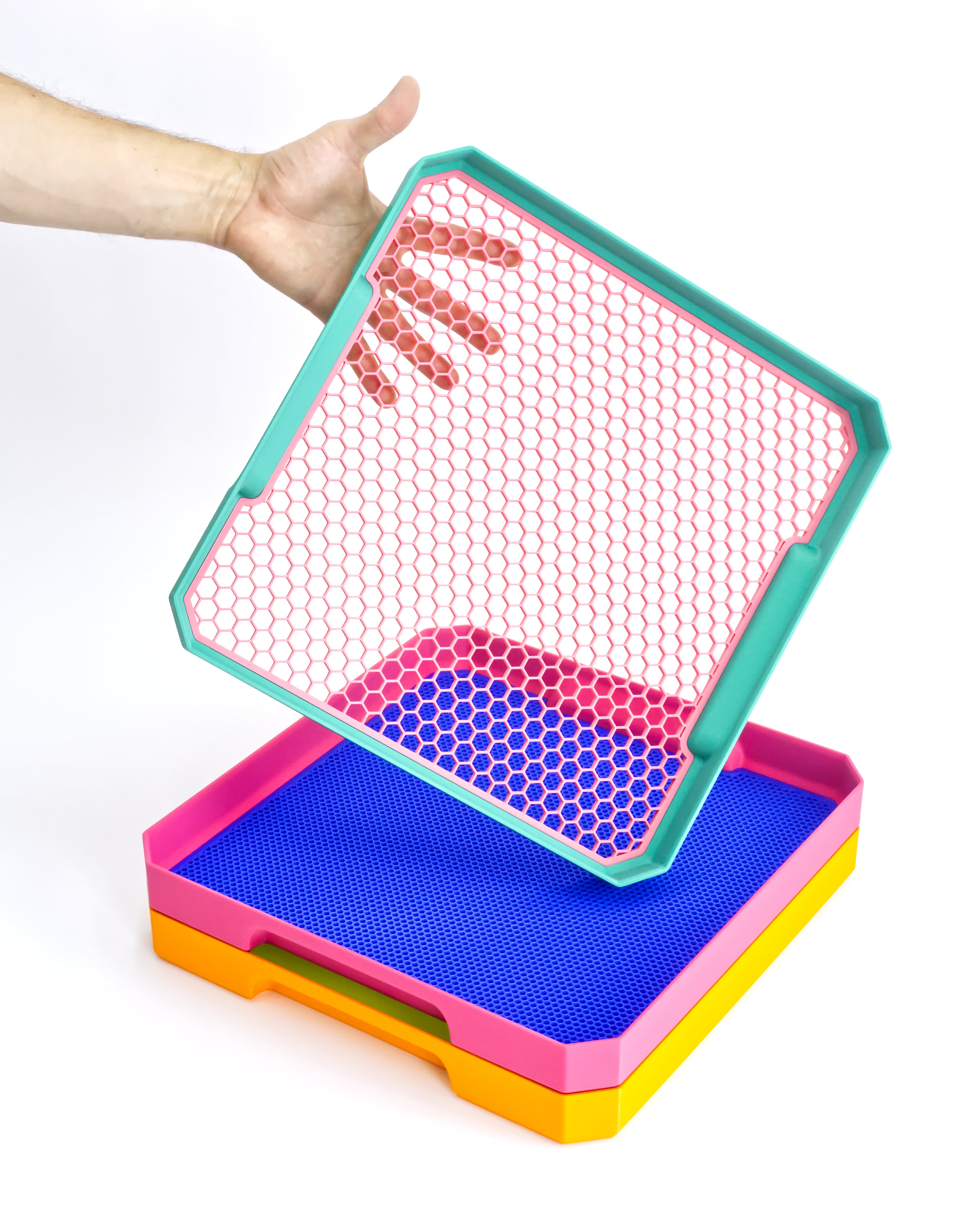 JUMBO Stacking Sieves // Supersized Stackable Sift Collection 3d model
