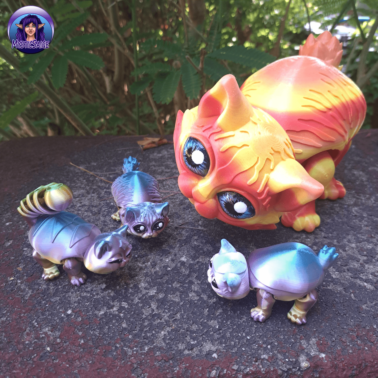Lucky Cats 3d model