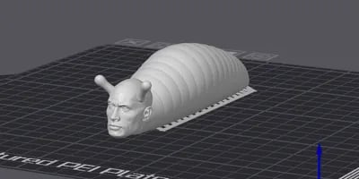 Dwayne the Slug Johnson 3d model