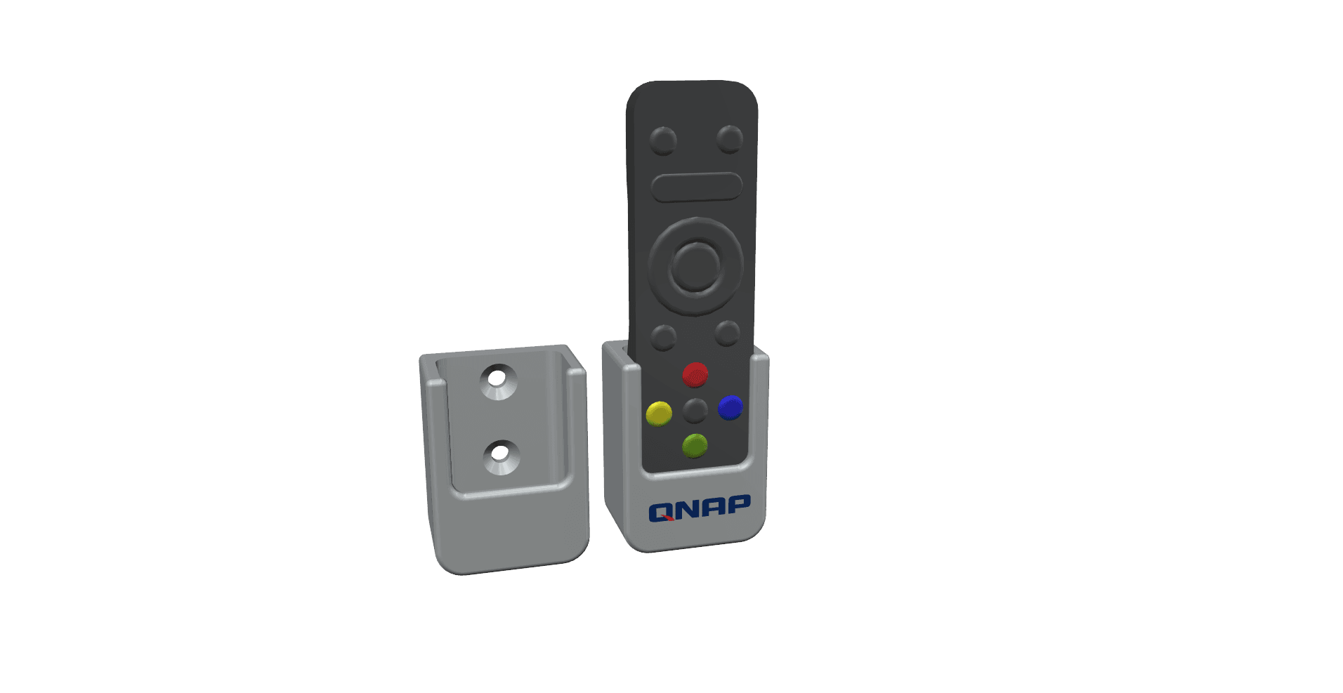 QNAP RM-IR0004 wall mount (Single- and Multicolor) 3d model