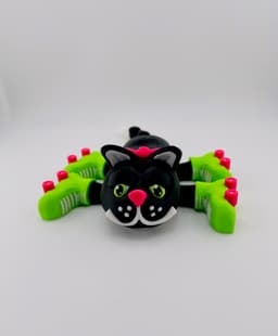 Cat Roller Skate Flexi 3d model