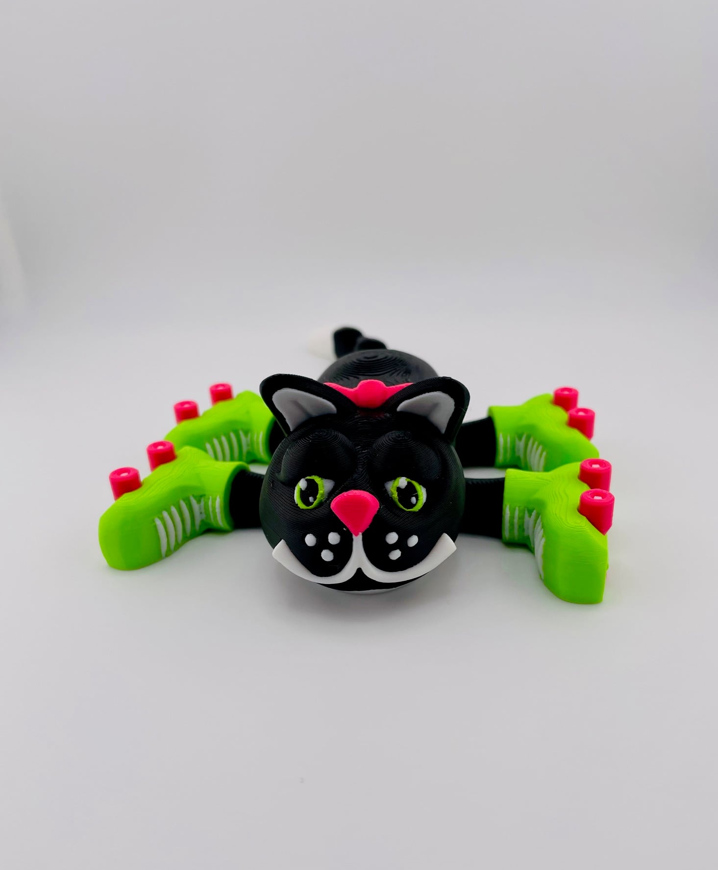 Cat Roller Skate Flexi 3d model