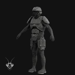 Halo: Reach ODST and Marine Armor 3d model