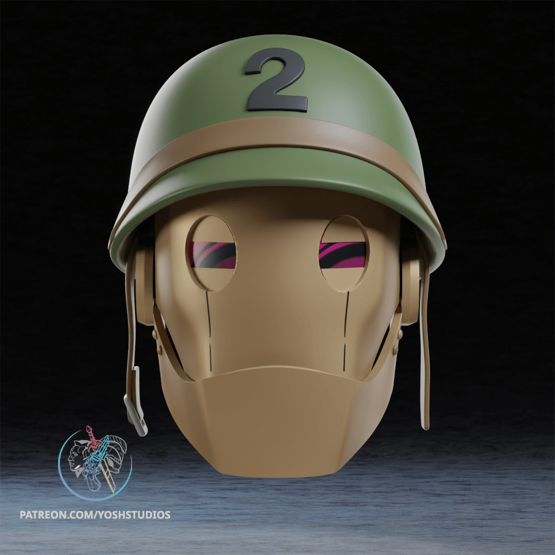 G.I. Robot Mask 3D Printer File STL 3d model